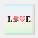 Search for rose colored magnets Flower