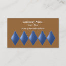 Search for diamond shaped business cards Simple