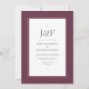Search for plum and grey wedding invitations Calligraphy