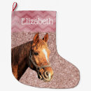 Search for equestrian christmas stockings Horse