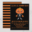 Search for pumpkin head invitations Spooky