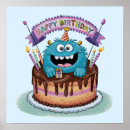 Search for halloween birthday posters Monster