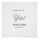 Search for she said yes posters Calligraphy typography elegant romantic