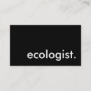 Search for ecologists business cards Environmentalist