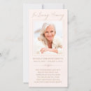 Search for funeral prayer with photo sympathy cards For her