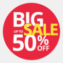 Search for big sale stickers Business