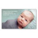Search for newborn baby business cards Simple