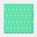 Search for blue geometric pattern magnets Retro