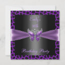 Search for womans female 30th birthday invitations Purple