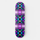 Search for purple and black skateboards Geometric