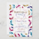 Search for stiletto birthday invitations Modern