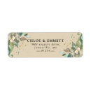 Search for spring floral wedding return address labels Sage green