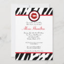 Search for zebra print invitations Shower