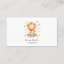 Search for lion business cards Childcare