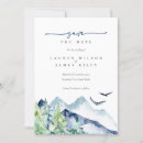 Search for mountain destination wedding invitations Calligraphy