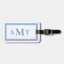Search for letter luggage tags Initials