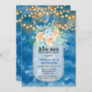 Search for light blue engagement party invitations Watercolor