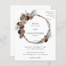 Search for winter wreath wedding invitations Calligraphy