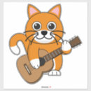 Search for acoustic guitar player stickers Instrument