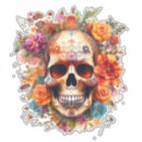Search for mexican design stickers Dia de los muertos