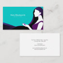 Search for long business cards Hairdresser