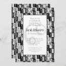 Search for wife birthday invitations Black and white