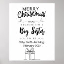Search for pregnancy announcement posters Sister
