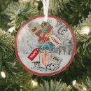 Search for vintage glass christmas tree decorations Snow