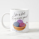 Search for ball is life mugs Knitting