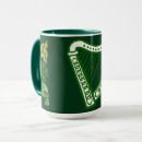 Search for irish harp mugs Green
