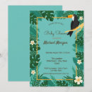 Search for tropical floral baby shower invitations Jungle