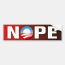 Search for nope bumper stickers Obama