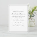 Search for border wedding invitations Classic