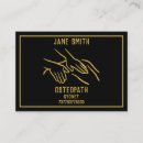 Search for osteopath business cards Chiropractic