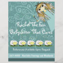Search for babysitter flyers Business