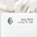 Search for best friends return address labels Blue