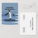 Search for penguin business cards Funny