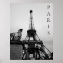 Search for black and white eiffel tower posters Paris