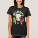 Search for native american buffalo tshirts Skull