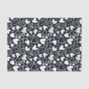 Search for black heart tissue paper Black and white