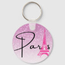 Search for eiffel tower key rings Pink