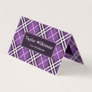 Search for plaid business cards Classy
