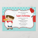 Search for pizza chef birthday invitations Boy