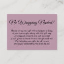 Search for no wrap shower enclosure cards Bride