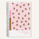 Search for teddy bear notebooks Pink