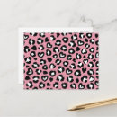 Search for pink leopard postcards Hearts