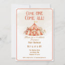 Search for circus 1st birthday invitations Festival