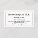 Search for notary public business cards Clean