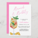 Search for champagne brunch bridal shower invitations Pink