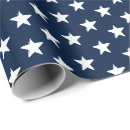 Search for blue and white stars wrapping paper Patriotic